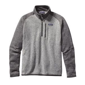 PATAGONIA MEN'S BETTER SWEATER 1/4 ZIP Oar Tan-D Size xs